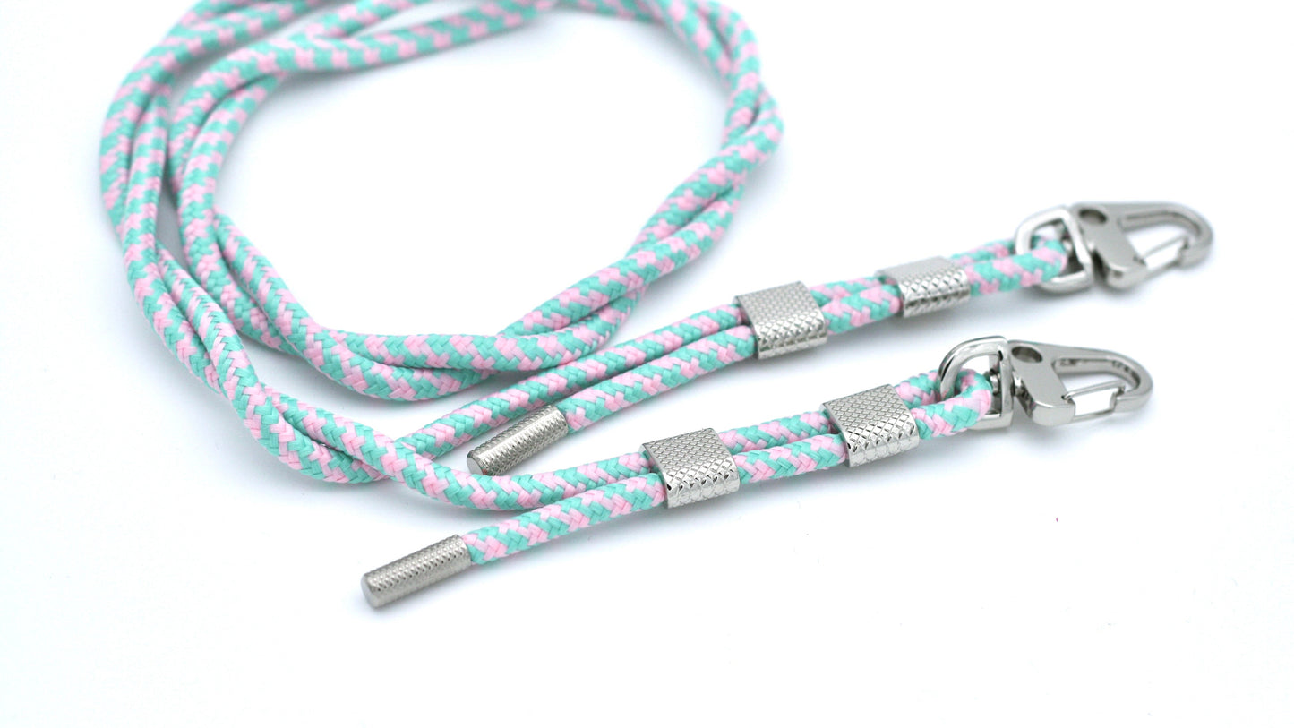 Karabinerband Silver / Mehrfarbig