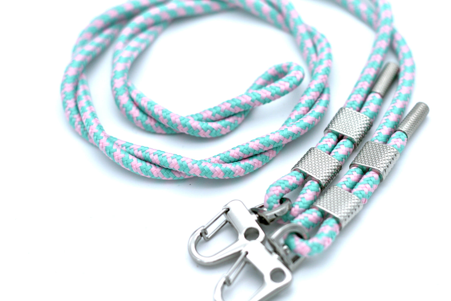 Karabinerband Silver / Mehrfarbig
