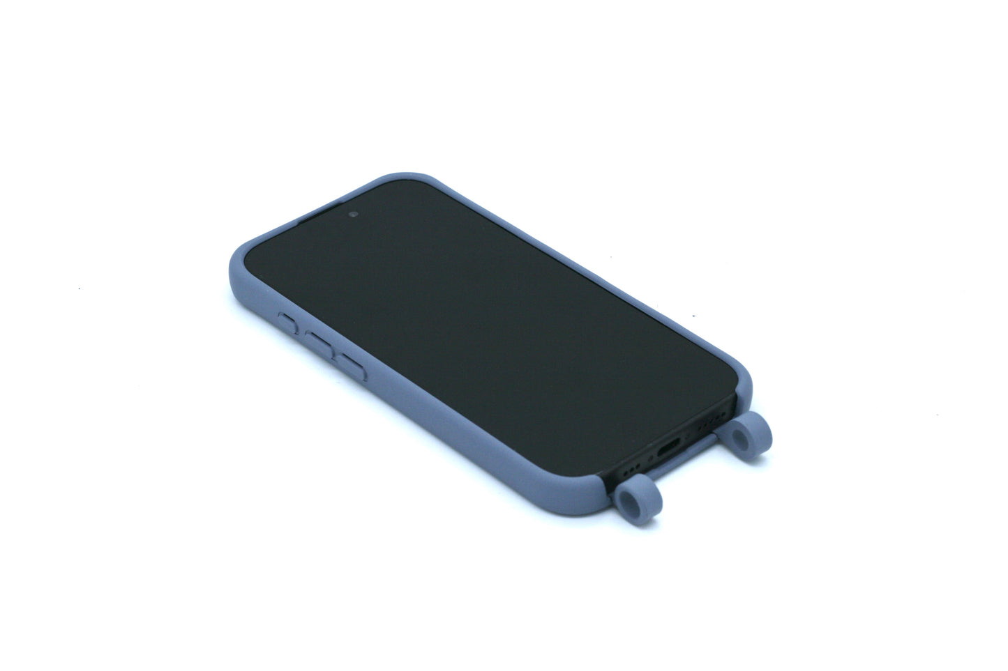 2in1 Handyhülle mit Karabinerband Ash Blue