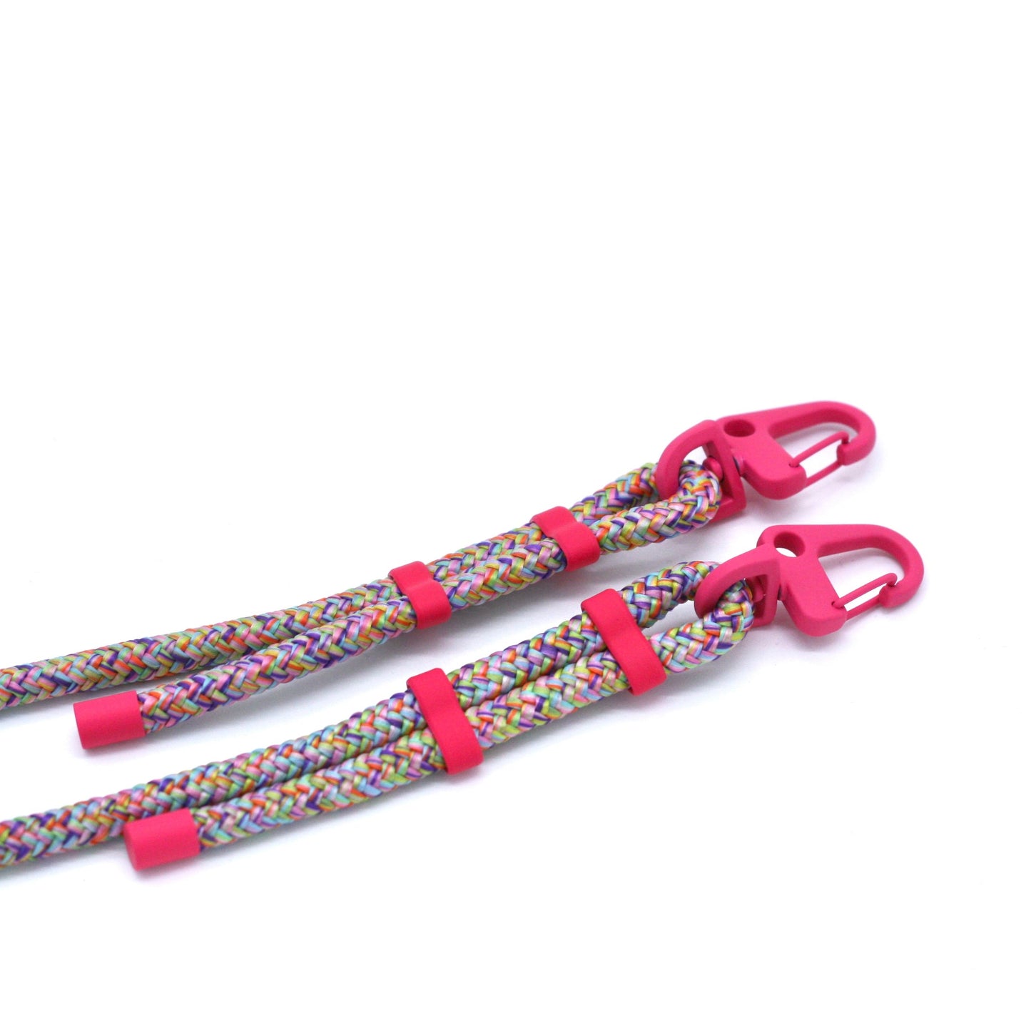 Karabinerband Pink / Mehrfarbig