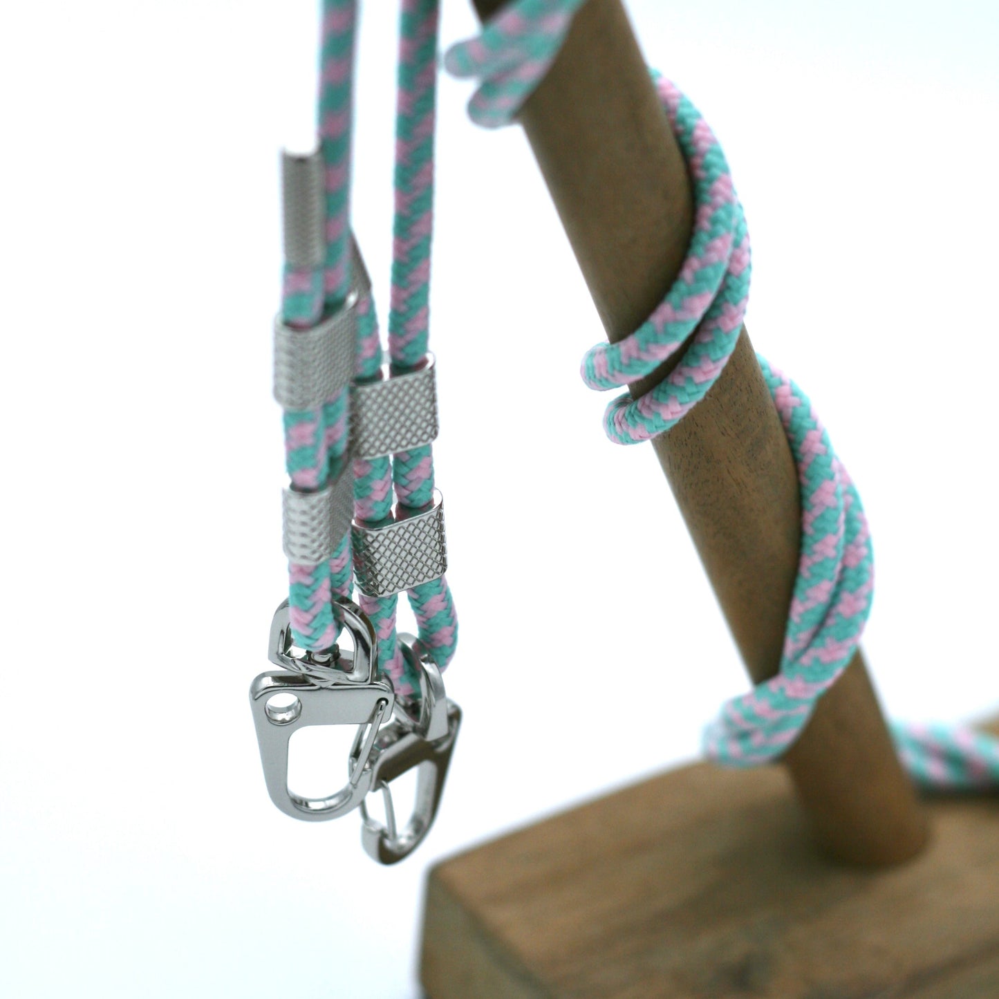 Karabinerband Silver / Mehrfarbig