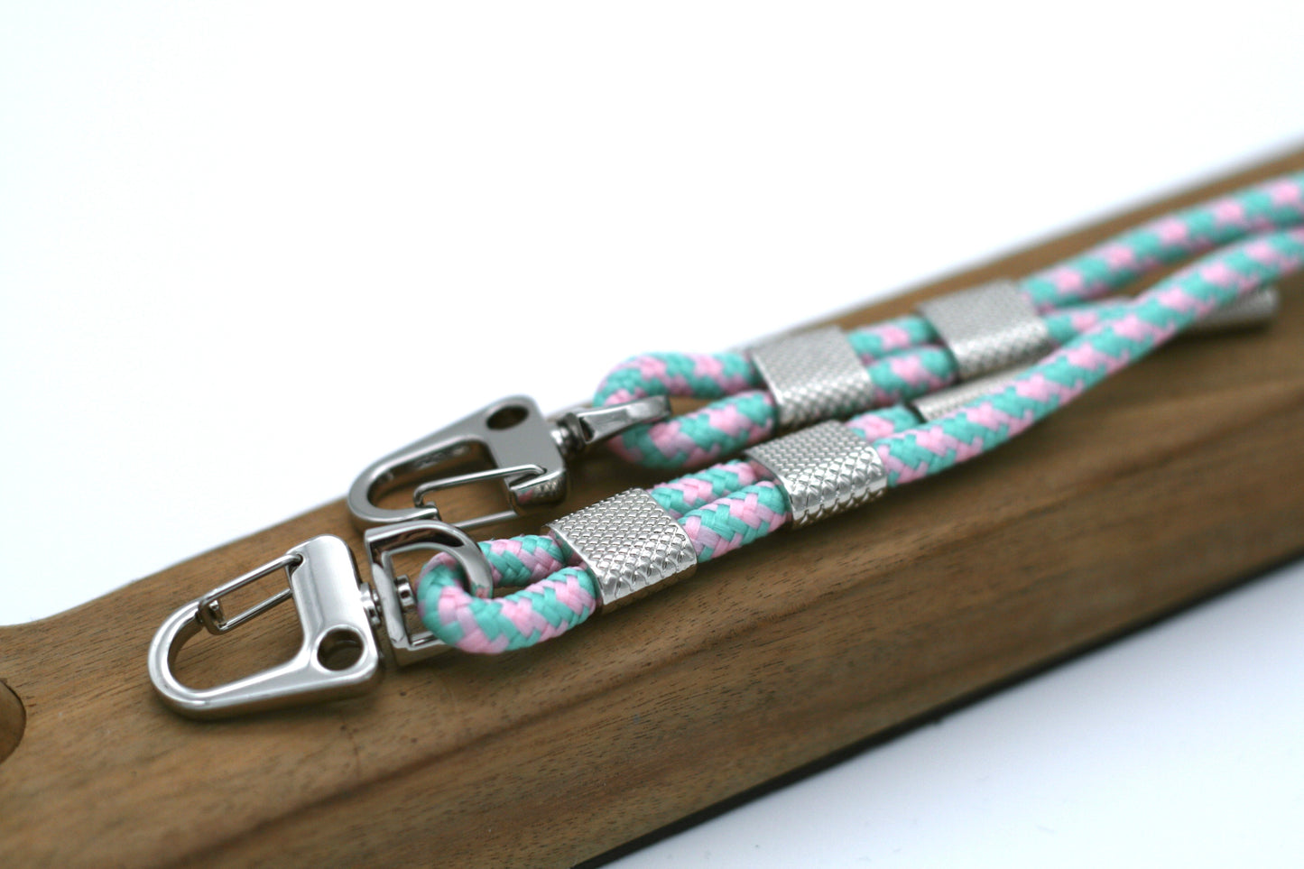 Karabinerband Silver / Mehrfarbig